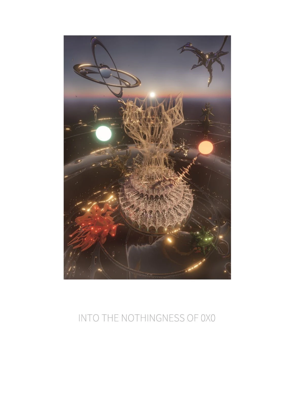 Print from Into the Nothingness of 0X0